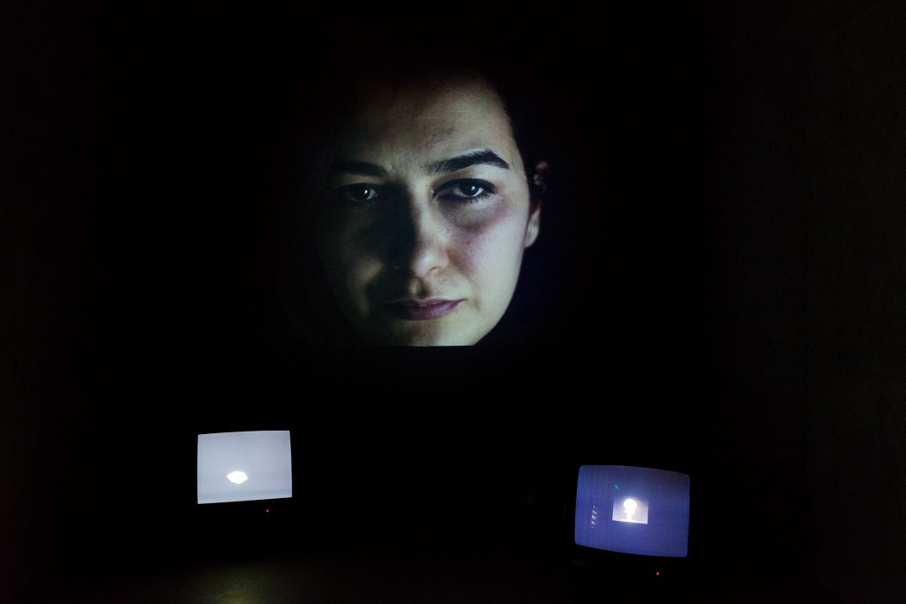 Sevim Sancaktar, Inferno 00:00, Installation, Photographs, Sound, Video, Dimensions variable Courtesy of the artist and CAM Gallery